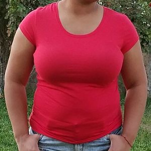 No Boundaries T-shirt w/ Cap Sleeves Size Large (11-13)